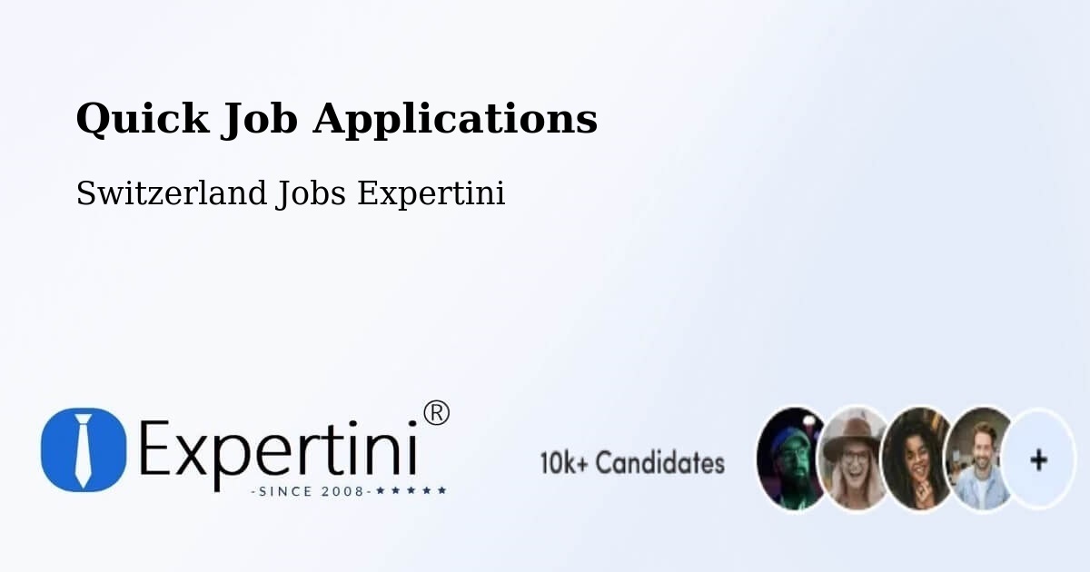 Quick Apply Feature – Cazis - Switzerland Jobs Expertini