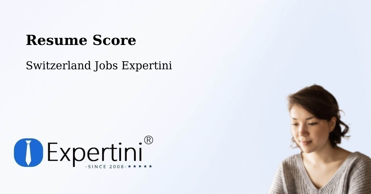 Resume Score & Job Description Match Tool – Cazis - Switzerland Jobs Expertini